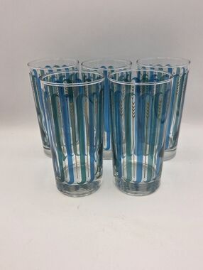 Vintage Libbey Sea Garden Highball Tumblers